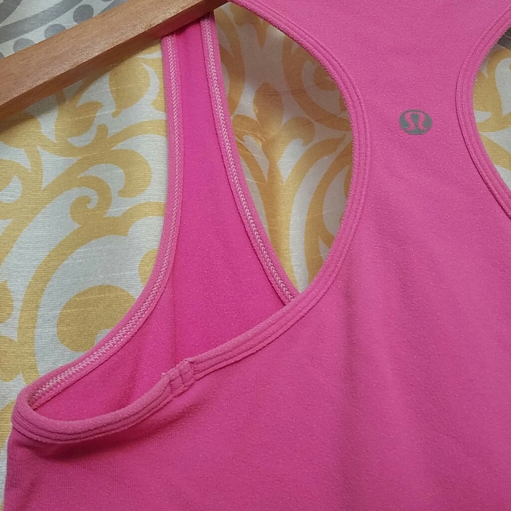 Lululemon Pink Cool Racerback Tank - Picture 5 of 7